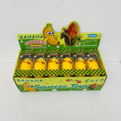 72Pack Crunchy Corn Squishy Block‑Filled Crinkle Sound Squishy ASMR Stress Relief Fidget Toys for Kids-CNLCA