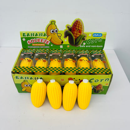 72Pack Crunchy Corn Squishy Block‑Filled Crinkle Sound Squishy ASMR Stress Relief Fidget Toys for Kids-CNLCA