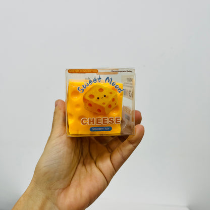 48Pcs 6 In 1 Crunchy Food Shape Squishy Toy Set Strawberry Cabbage Waffle Cheese Banana ASMR Crinkle Sound Squishies Fidget Toys-CNLCA