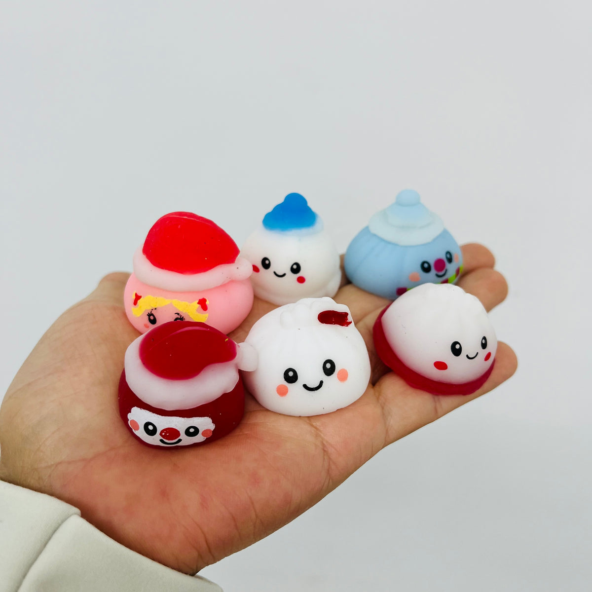 26sets TPR 24 Days Mystery Grinch Dumpling Christmas Advent Calendar Blind Box Mini Squishy Fidget Toys for Christmas Countdown-CNLCA