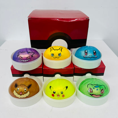 72pcs Pokeman Dumpling Squishy Buns Blind Box Elf Pack Pectin Soft Glitter Dumplings Squeeze Fidget Toy-CNLCA