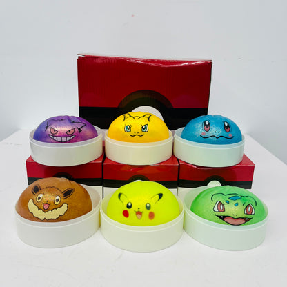 72pcs Pokeman Dumpling Squishy Buns Blind Box Elf Pack Pectin Soft Glitter Dumplings Squeeze Fidget Toy-CNLCA