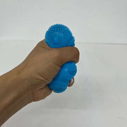 Nee Doh Style Textured Wave Fuzzy Ball Stress Relief Toy Soft Squeeze Anxiety Relief Sensory Fidget Toy for Kids Adults Classroom Rewards-CNLCA