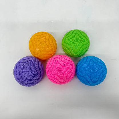 Nee Doh Style Textured Wave Fuzzy Ball Stress Relief Toy Soft Squeeze Anxiety Relief Sensory Fidget Toy for Kids Adults Classroom Rewards-CNLCA