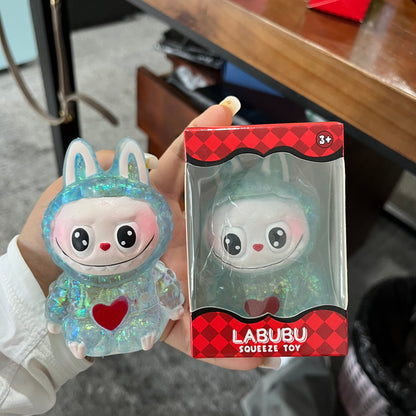 10*6.5cm Cute Labubu Maltose Sugar Stress Relief Squishy Toy Soft Slow Rising Squeeze Fidget Toys-CNLCA