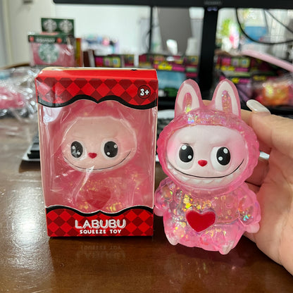 10*6.5cm Cute Labubu Maltose Sugar Stress Relief Squishy Toy Soft Slow Rising Squeeze Fidget Toys-CNLCA