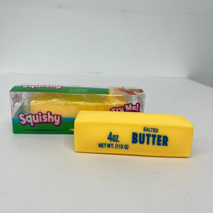 72 Pack Small Size 11cm Flour-filled TPR Yellow Butter Bar Squishy Ultra Soft Stress Relief Fidget Toy for Kids Adults with Gift Box-CNLCA