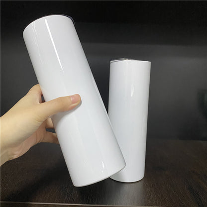 25Pack 30oz Blank Sublimation Stainless Steel Skinny Straight Tumbler-CNLCA