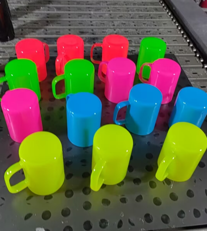 China pre-17oz Neon Colored Glass Mug For Sublimation &UV DTF wraps