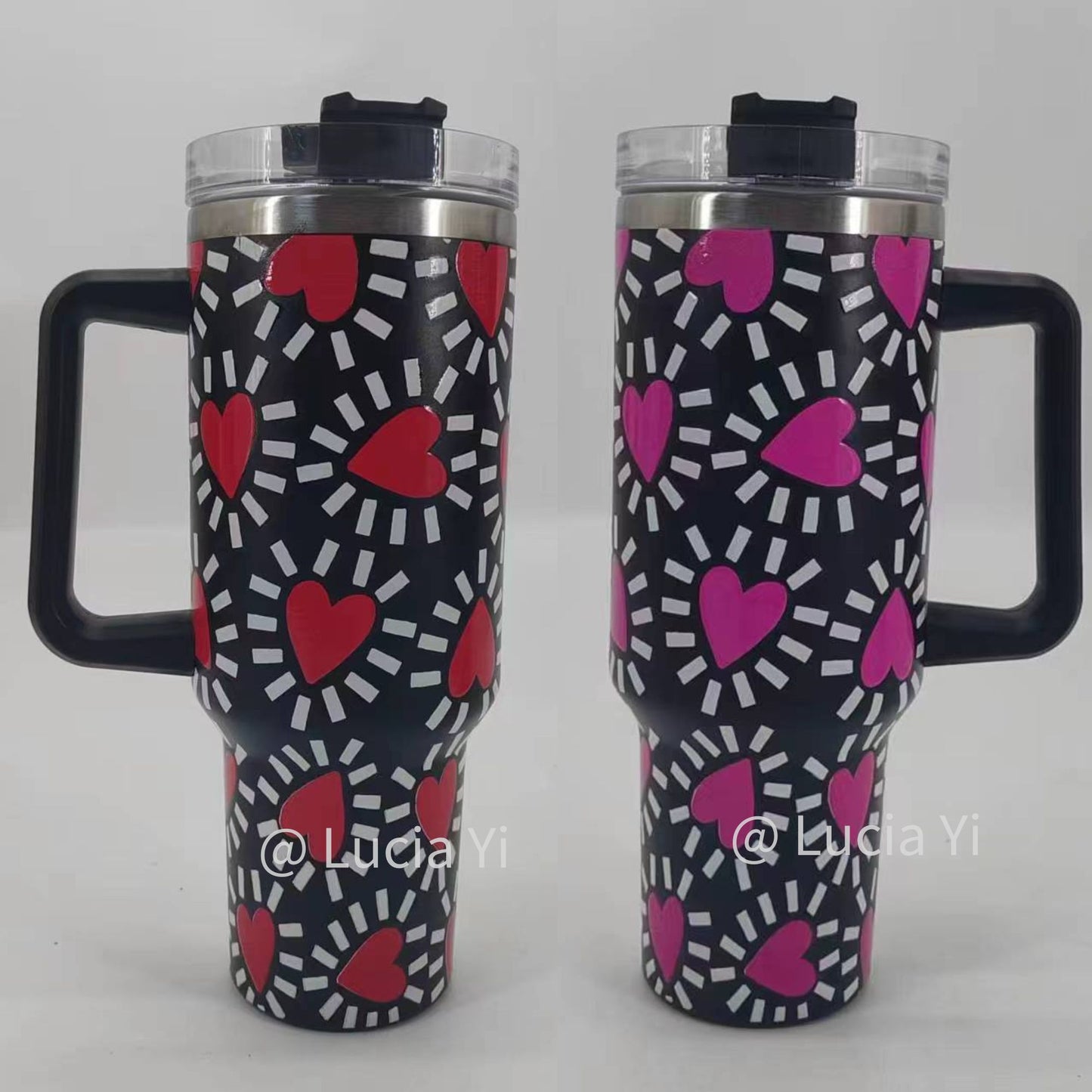 2024 Newest Valentine's Day 40oz Stainless Steel Tumbler Travel Mug -CNLCA