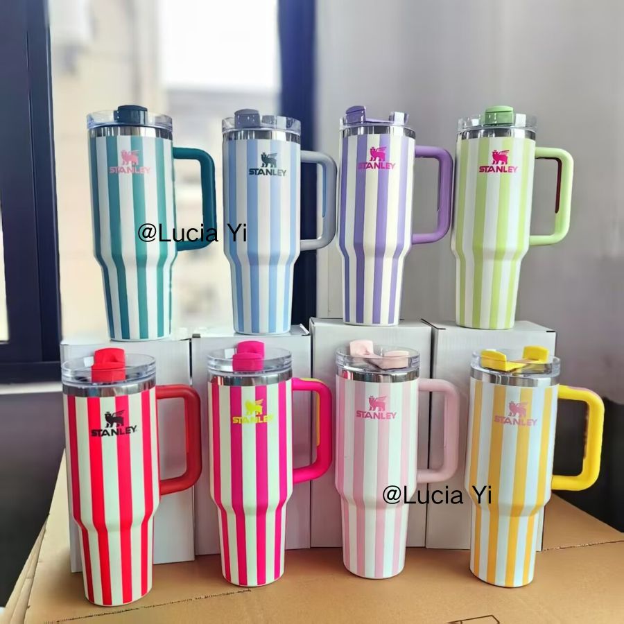 40oz H2.0 Stanley Oasis Collection Tumbler Strip Quencher-CNLCA