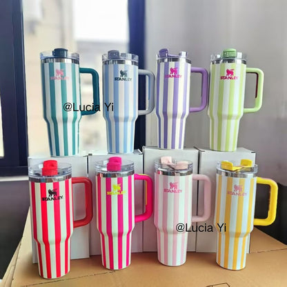 40oz H2.0 Stanley Oasis Collection Tumbler Strip Quencher-CNLCA