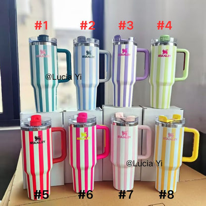 40oz H2.0 Stanley Oasis Collection Tumbler Strip Quencher-CNLCA