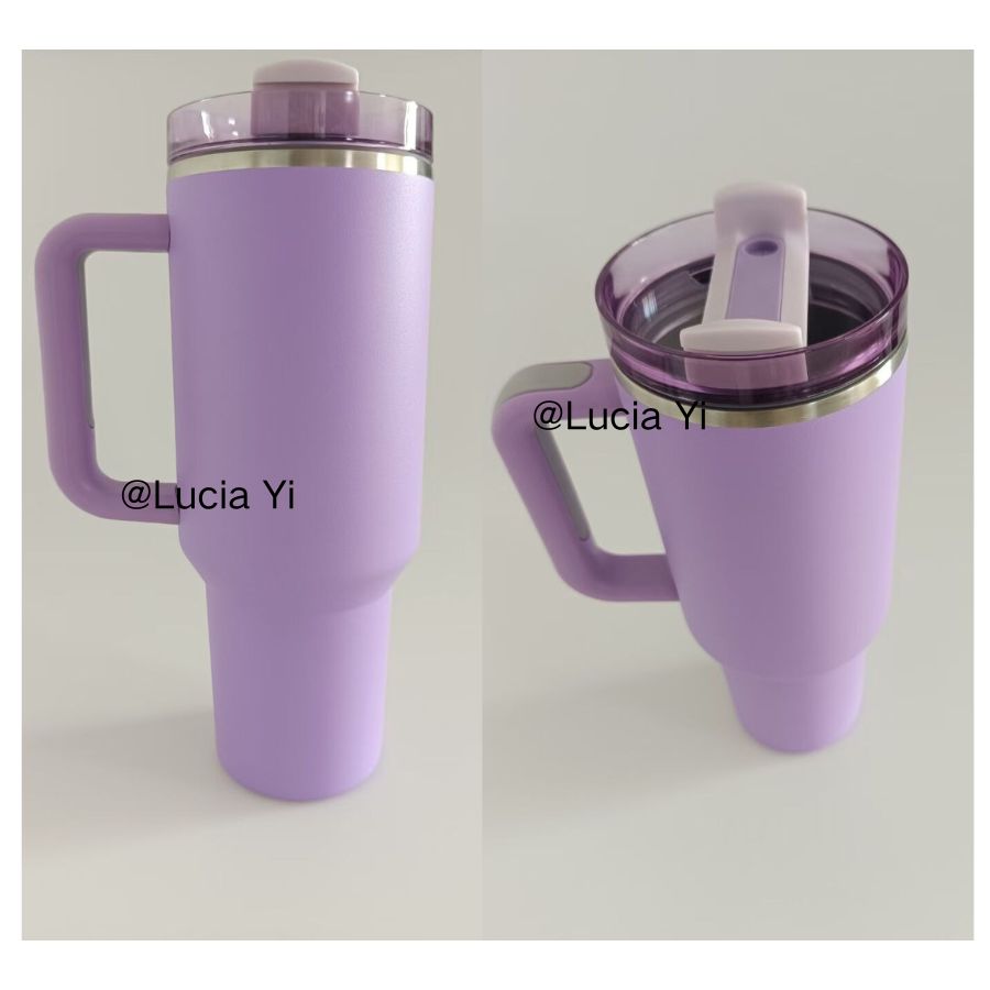 40oz Gutsy Purple Powder Coated H2.0 Quencher Tumblers For Laser Engraving -CNLCA