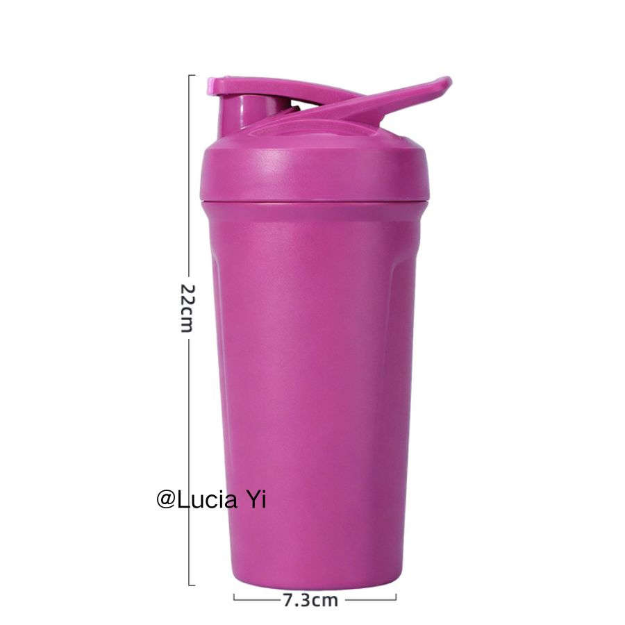 24oz Stainless Steel Portable Coffee Cup Outdoor Camping Milkshake Shaker Tumbler Stanley Style Blender Bottle for Laser Engrave-CNLCA