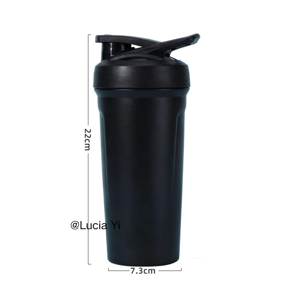 24oz Stainless Steel Portable Coffee Cup Outdoor Camping Milkshake Shaker Tumbler Stanley Style Blender Bottle for Laser Engrave-CNLCA