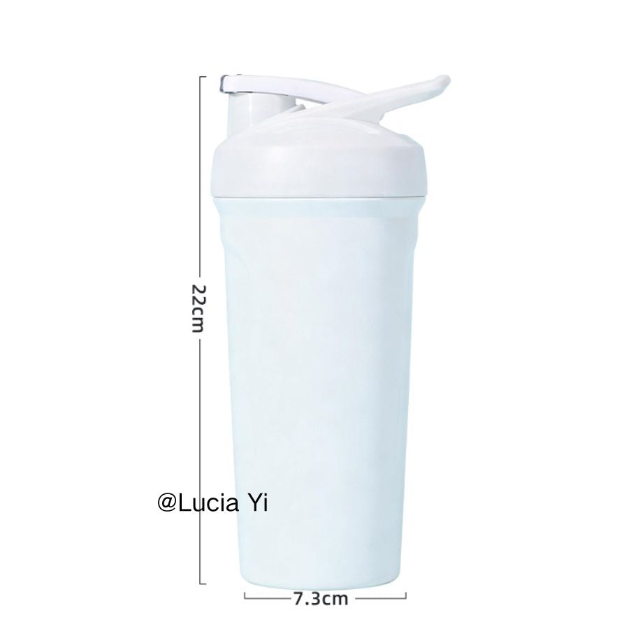 24oz Stainless Steel Portable Coffee Cup Outdoor Camping Milkshake Shaker Tumbler Stanley Style Blender Bottle for Laser Engrave-CNLCA