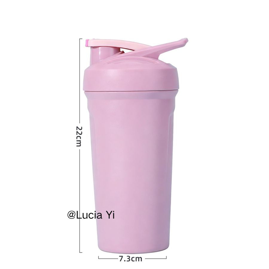 24oz Stainless Steel Portable Coffee Cup Outdoor Camping Milkshake Shaker Tumbler Stanley Style Blender Bottle for Laser Engrave-CNLCA