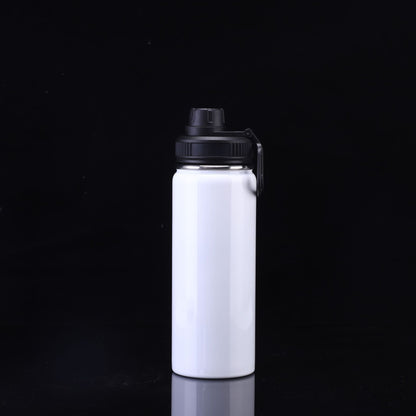 18oz 32oz White Blank Sublimation Stainless Steel Sport Water Bottle-CNLCA