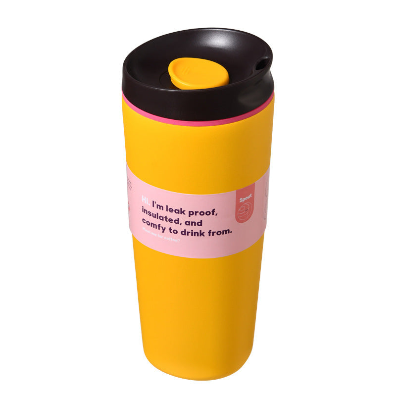 Powder Coated Leak Proof 20oz Owala Style Insulated Coffee Tumbler Mug For Laser Engraving-CNLCA