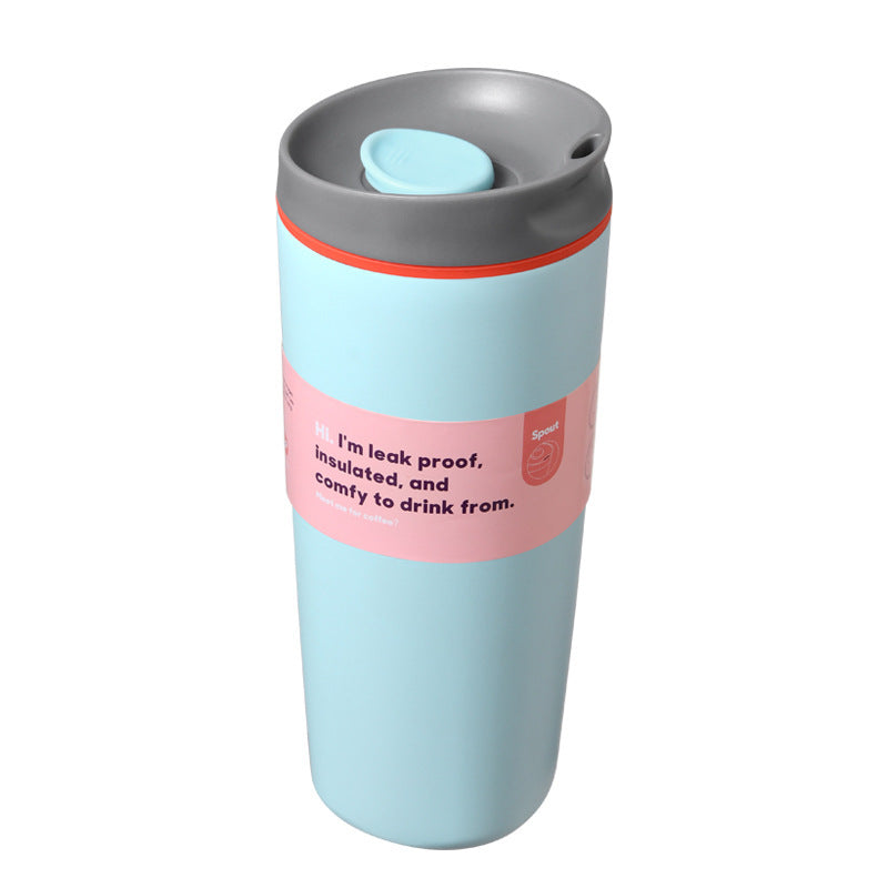 Powder Coated Leak Proof 20oz Owala Style Insulated Coffee Tumbler Mug For Laser Engraving-CNLCA
