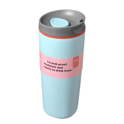 Powder Coated Leak Proof 20oz Owala Style Insulated Coffee Tumbler Mug For Laser Engraving-CNLCA