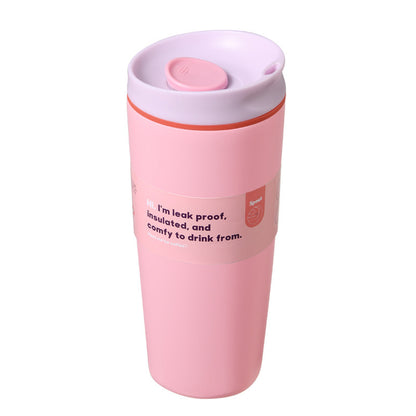 Powder Coated Leak Proof 20oz Owala Style Insulated Coffee Tumbler Mug For Laser Engraving-CNLCA