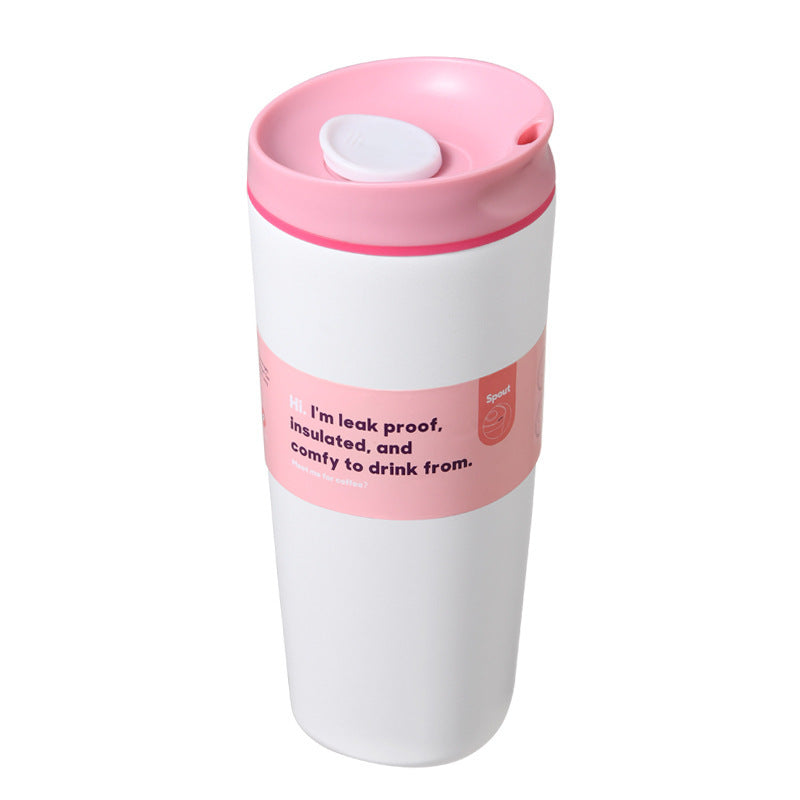 Powder Coated Leak Proof 20oz Owala Style Insulated Coffee Tumbler Mug For Laser Engraving-CNLCA