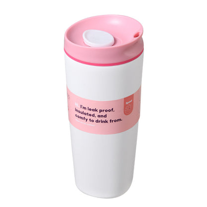 Powder Coated Leak Proof 20oz Owala Style Insulated Coffee Tumbler Mug For Laser Engraving-CNLCA