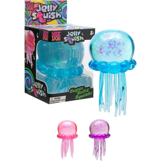 4.2*7CM /5*9CM/ 5*12CM Nee Doh Style "NEE DOH" Squeeze Decompression Jelly Fish Stress Relief Squishy Sensory Fidget Toy-CNLCA