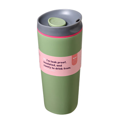 Powder Coated Leak Proof 20oz Owala Style Insulated Coffee Tumbler Mug For Laser Engraving-CNLCA