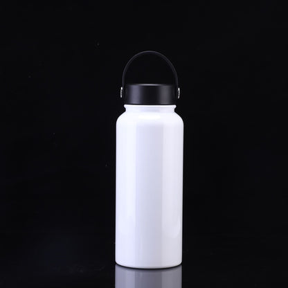 18oz 32oz White Blank Sublimation Stainless Steel Sport Water Bottle-CNLCA