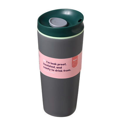 Powder Coated Leak Proof 20oz Owala Style Insulated Coffee Tumbler Mug For Laser Engraving-CNLCA