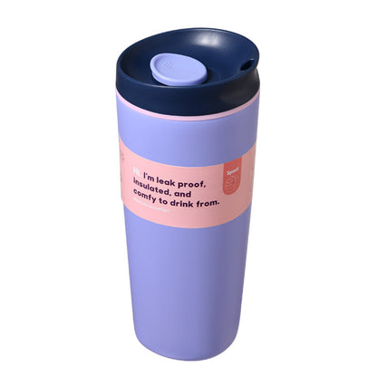 Powder Coated Leak Proof 20oz Owala Style Insulated Coffee Tumbler Mug For Laser Engraving-CNLCA