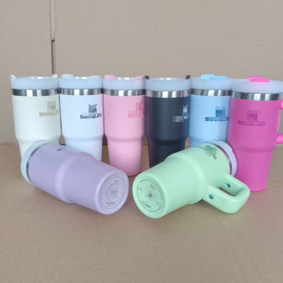 14oz Stanley Style Solid Color Quenher Kids Tumblers -CNLCA