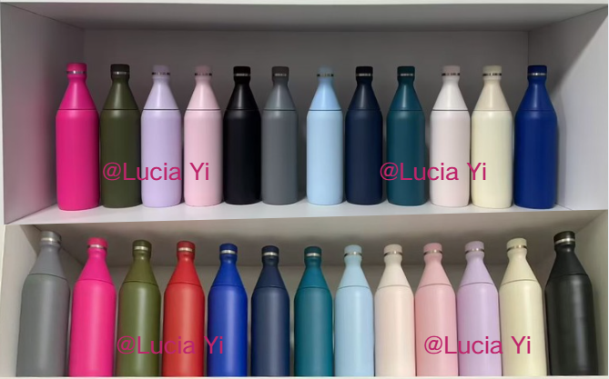 20oz Powder Coated Insulated Bowling Ball Cup Stainless Steel Sports Stanley Style Water Bottle for Laser Engraving-CNLCA