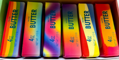 PU Material Hachimi Style Colorful Butter Bar Squishy - Soft Slow Rise Stress Relief Toy Squeeze Fidget Toys-CNLCA