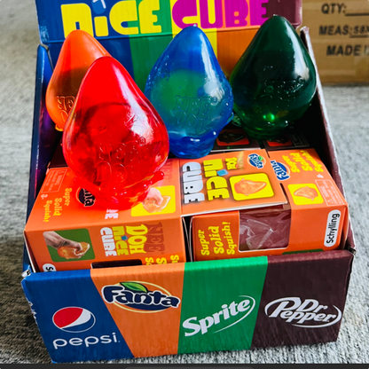 Nee Doh Style Sprite & Pepsi & Fanta & Dr Pepper Co-branded Dream Water Drop Squishy Stress Relief Schylling Squish Fidget Toy-CNLCA