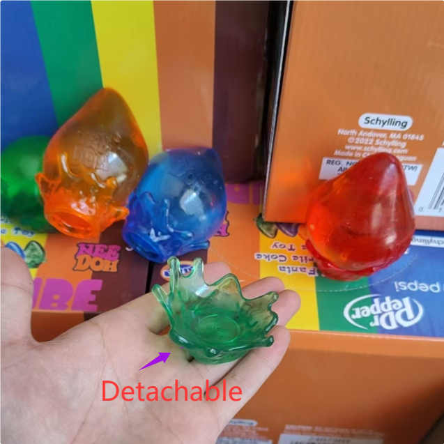 Nee Doh Style Sprite & Pepsi & Fanta & Dr Pepper Co-branded Dream Water Drop Squishy Stress Relief Schylling Squish Fidget Toy-CNLCA