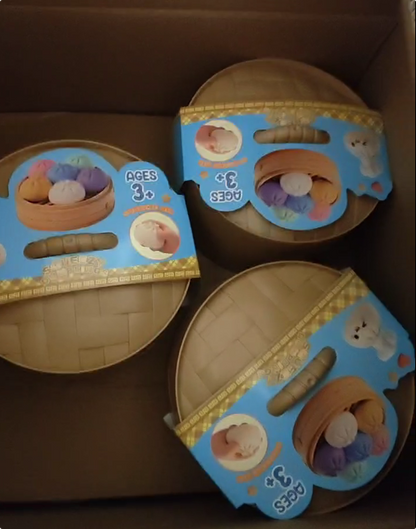 25cm Jumbo Steamed Bun Squishy Toy Large Size Giant Baozi Dumpling Squeeze Fidget Toy-CNLCA