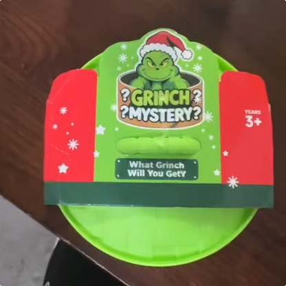 8.5cm Xmas Glow in dark Grinch Bun Squishy Glowing Grinch Dumpling Squeeze Fidget Toys for Christmas-CNLCA