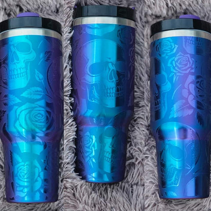 40oz H2.0 Prism Style Quencher Tumbler With Straw For Laser Engraving -CNLCA