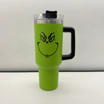 Christmas Grinch 40oz Tumbler WIth Handle-Mix Colors Randomly-CNLCA