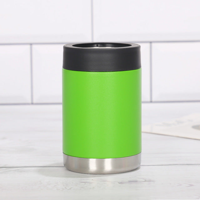 12oz Powder Coated Stainless Steel Can Cooler -CNLCA