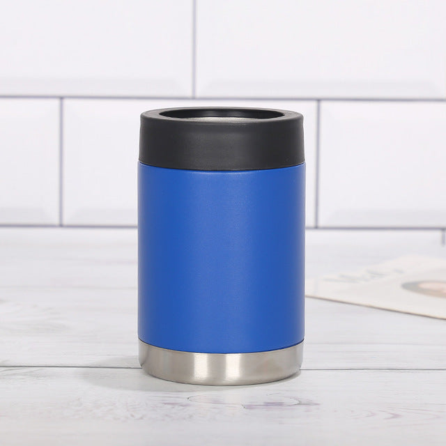 12oz Powder Coated Stainless Steel Can Cooler -CNLCA