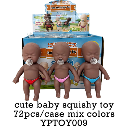 Blowing Bubbles Little Dark Cuties Baby Natasha Doll Squishy Fidget Toy for Anxiety Relief-CNLCA