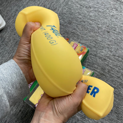 36 Pack Large 21cm Flour-filled TPR Jumbo Giant Yellow Butter Bar Squishy Ultra Soft Stress Relief Fidget Toy for Kids Adults with Gift Box-CNLCA