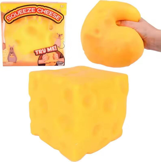 10cm Realistic Swiss Cheese Squish Toy Soft Anti-Anxiety Squishy Sensory Fidget Gift-CNLCA