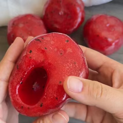100Pack Watermelon Slush Squishy Vaseline Crunchy Slushy Watermelon Squeeze Toy Stress Relief Sensory Ball-CNLCA