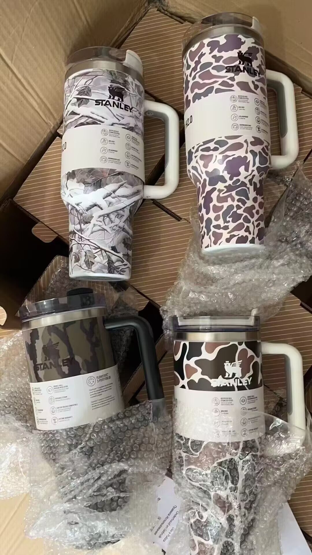 30oz/40oz H2.0 Modern Camo Southern Tumblers Stainless Steel Quencher Tumblers-CNLCA